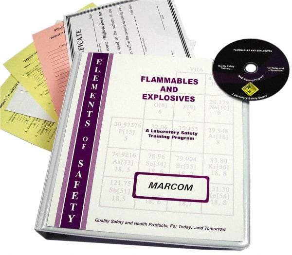 Marcom - Flammables & Explosives in the Laboratory, Multimedia Training Kit - DVD, English - Strong Tooling