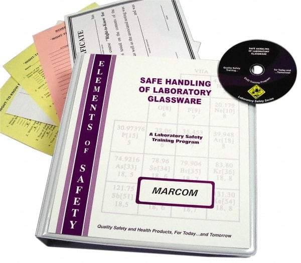 Marcom - Safe Handling of Laboratory Glassware, Multimedia Training Kit - DVD, English - Strong Tooling