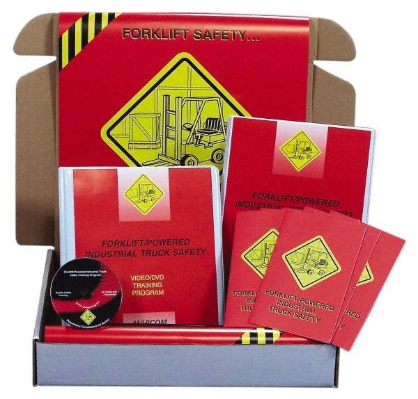 Marcom - Forklift, Powered Industrial Truck Safety, Multimedia Training Kit - 28 Minute Run Time DVD, English and Spanish - Strong Tooling