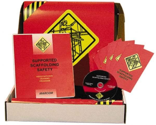 Marcom - Supported Scaffolding Safety, Multimedia Training Kit - 20 Minute Run Time DVD, English and Spanish - Strong Tooling