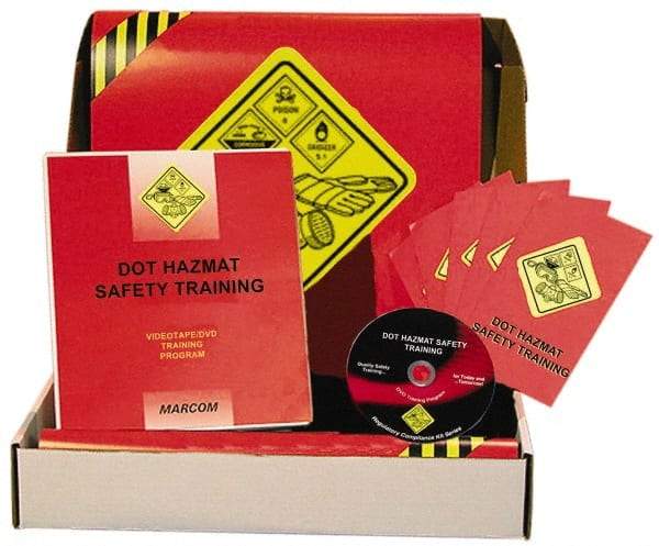 Marcom - DOT HazMat Safety, Multimedia Training Kit - 18 Minute Run Time DVD, English and Spanish - Strong Tooling