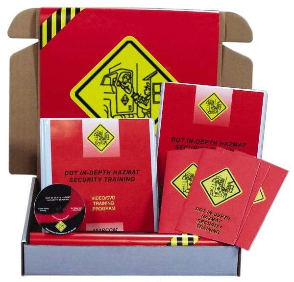 Marcom - DOT In-Depth HazMat Security, Multimedia Training Kit - 16 Minute Run Time DVD, English and Spanish - Strong Tooling