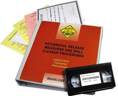 Marcom - Accidental Release Measures and Spill Cleanup Procedures, Multimedia Training Kit - 19 min Run Time DVD, 1 Course, English & Spanish - Strong Tooling