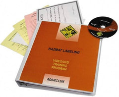 Marcom - HazMat Labeling, Multimedia Training Kit - 21 min Run Time DVD, English & Spanish - Strong Tooling