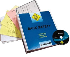 Marcom - Back Safety, Multimedia Training Kit - 21 Minute Run Time DVD, English and Spanish - Strong Tooling