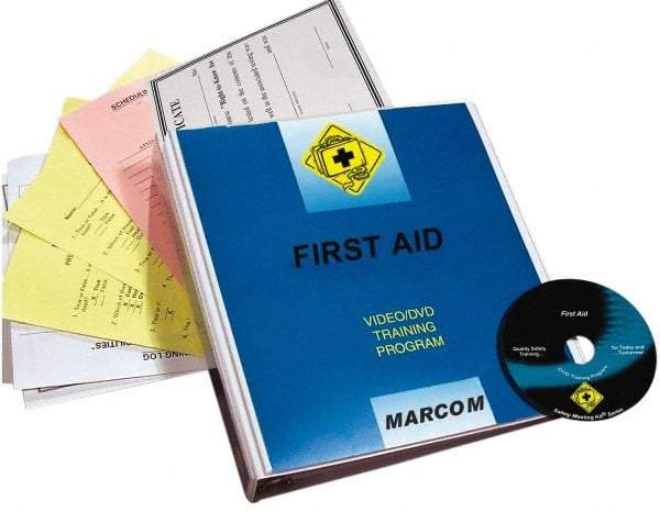 Marcom - First Aid, Multimedia Training Kit - 13 Minute Run Time DVD, English and Spanish - Strong Tooling