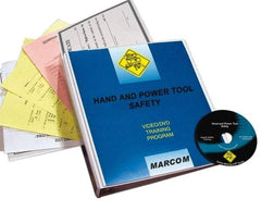 Marcom - Hand and Power Tool Safety, Multimedia Training Kit - 18 Minute Run Time DVD, English and Spanish - Strong Tooling