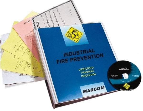 Marcom - Industrial Fire Prevention, Multimedia Training Kit - 22 Minute Run Time DVD, English and Spanish - Strong Tooling