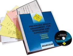 Marcom - Preventing Sexual Harassment for Managers and Supervisors, Multimedia Training Kit - 16 Minute Run Time DVD, English and Spanish - Strong Tooling