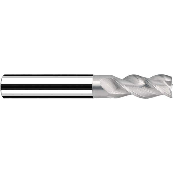 Fraisa - 1, 2" LOC, 1" Shank Diam, 5" OAL, 3 Flute Solid Carbide Square End Mill - Strong Tooling