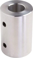 Climax Metal Products - 1-1/8" Inside x 2-1/8" Outside Diam, Set Screw Rigid Coupling - 3" Long - Strong Tooling