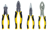 STANLEY® 4 Piece Bi-Material Plier Set - Strong Tooling