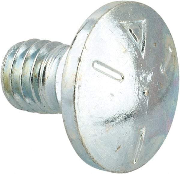 Value Collection - 5/16-18 UNC 1/2" Length Under Head, Standard Square Neck, Carriage Bolt - Grade 5 Steel, Zinc-Plated Finish - Strong Tooling