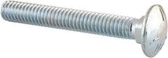 Value Collection - 5/16-18 UNC 2-1/4" Length Under Head, Standard Square Neck, Carriage Bolt - Grade 5 Steel, Zinc-Plated Finish - Strong Tooling