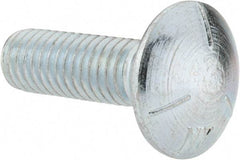 Value Collection - 3/8-16 UNC 1-1/4" Length Under Head, Standard Square Neck, Carriage Bolt - Grade 5 Steel, Zinc-Plated Finish - Strong Tooling