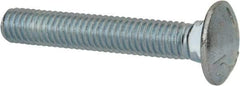 Value Collection - 3/8-16 UNC 2-1/4" Length Under Head, Standard Square Neck, Carriage Bolt - Grade 5 Steel, Zinc-Plated Finish - Strong Tooling