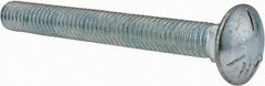 Value Collection - 3/8-16 UNC 3-1/4" Length Under Head, Standard Square Neck, Carriage Bolt - Grade 5 Steel, Zinc-Plated Finish - Strong Tooling