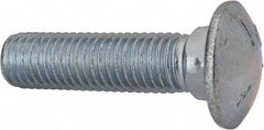 Value Collection - 5/8-11 UNC 2-1/2" Length Under Head, Standard Square Neck, Carriage Bolt - Grade 5 Steel, Zinc-Plated Finish - Strong Tooling