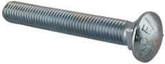 Value Collection - 5/8-11 UNC 4-1/2" Length Under Head, Standard Square Neck, Carriage Bolt - Grade 5 Steel, Zinc-Plated Finish - Strong Tooling