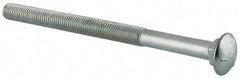 Value Collection - 5/8-11 UNC 9" Length Under Head, Standard Square Neck, Carriage Bolt - Grade 5 Steel, Zinc-Plated Finish - Strong Tooling