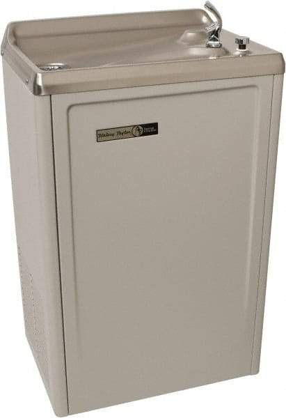 Halsey Taylor - 7.6 GPH Cooling Capacity Deluxe Standard Wall-Mounted Water Cooler & Fountain - Vinyl Cabinet, 20 to 105 psi, 120 VAC Volts, 370 Watts, 4.0 Full Load Amperage - Strong Tooling