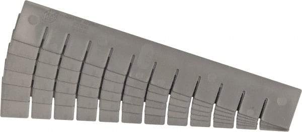 Quantum Storage - 17.4" Wide x 2-1/2" High, Gray Bin Divider - Use with DG93030 - Strong Tooling