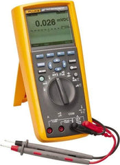 Fluke - 287, CAT IV, CAT III, 1,000 VAC/VDC, Digital True RMS Auto Ranging Manual Ranging Multimeter - 500 mOhm, Measures Voltage, Capacitance, Current, Frequency, Resistance, Temperature - Strong Tooling