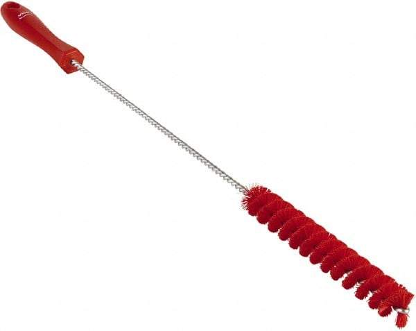 Vikan - 3/4" Diam Polyester Valve Brush - 19-5/8" OAL, 5-3/4" Head Length, Polypropylene & Stainless Steel Handle - Strong Tooling