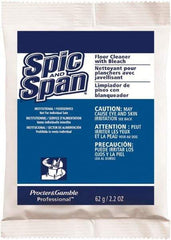 Spic & Span - Packet Cleaner - Use on Ceramic Tile, Laminate Surfaces, Linoleum, Quarry Tile, Cement, Concrete, Vinyl Tile, Terra Cotta, Terrazzo, Vinyl Composite Tile (VCT) - Strong Tooling