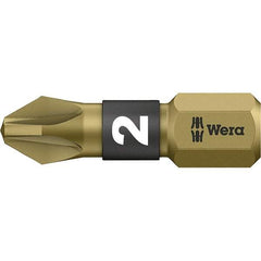 Wera - #3 Pozidriv Screwdriver Bit - 1" OAL - Strong Tooling