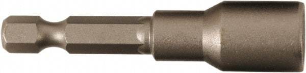 Wiha - 7mm Magnetic Nutsetter - 1/4" Hex Drive, 2-1/8" OAL - Strong Tooling