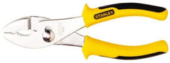 Stanley - 6-5/8" OAL, 1-27/64" Jaw Length, Slip Joint Pliers - 2 Positions, Serrated Jaw, Slip Joint Head, Slip Joint Plier Tool, Serrated Pipe Jaw - Strong Tooling