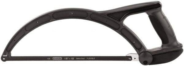 Stanley - 12" Hacksaw - 4" Throat Depth, High Impact Polypropylene Handle, Closed Grip Handle - Strong Tooling