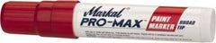 Markal - Red Paint Marker - Broad Tip, Alcohol Base Ink - Strong Tooling