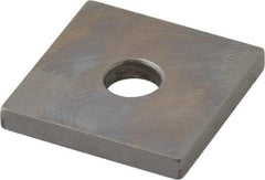 Mitutoyo - 0.127" Square Steel Gage Block - Accuracy Grade 0, Includes Certificate of Inspection - Strong Tooling