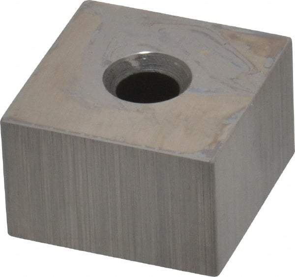 Mitutoyo - 0.6" Square Steel Gage Block - Accuracy Grade 0, Includes Certificate of Inspection - Strong Tooling