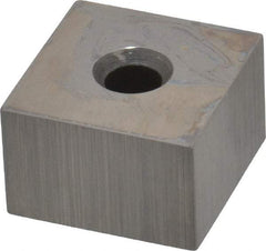 Mitutoyo - 0.6" Square Steel Gage Block - Accuracy Grade 0, Includes Certificate of Inspection - Strong Tooling