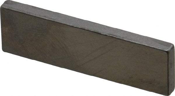 Mitutoyo - 0.1009" Rectangular Steel Gage Block - Accuracy Grade 0, Includes Certificate of Inspection - Strong Tooling