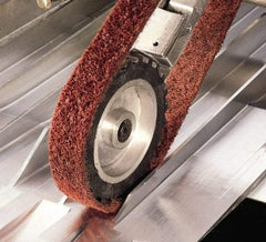 3M - 1" Wide x 72" OAL, Aluminum Oxide Abrasive Belt - Aluminum Oxide, Coarse, Nonwoven, Series SC-BL - Strong Tooling