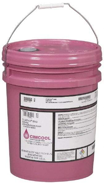 Cimcool - Cimstar 3890, 5 Gal Pail Cutting & Grinding Fluid - Semisynthetic, For Boring, Drilling, Grinding, Milling - Strong Tooling