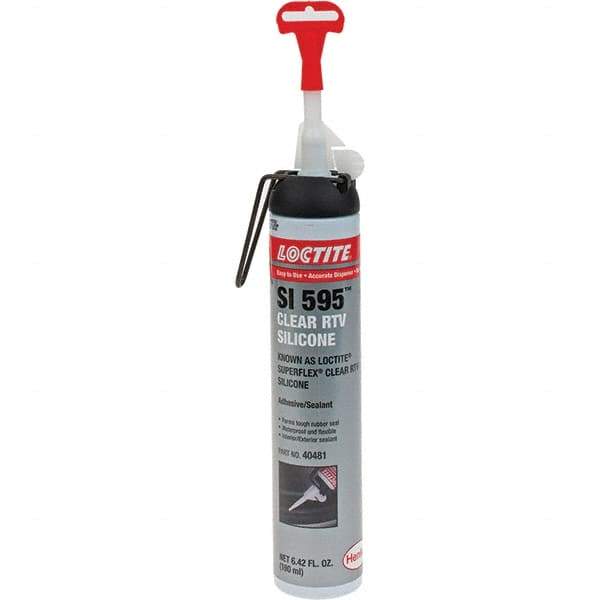 Loctite - Can Clear RTV Silicone Sealant - 190ML CLR AEROSOL RTV SILICONE SEALANT - Strong Tooling