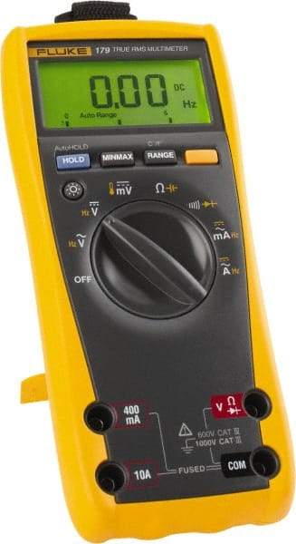 Fluke - 6 Piece, Electrical Test Equipment Combination Kit - 1,000 Volt Max, 10 Max Amp - Strong Tooling