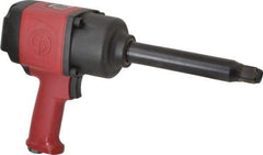 Chicago Pneumatic - 3/4" Drive, 6,300 RPM, 1,200 Ft/Lb Torque Impact Wrench - Pistol Grip Handle, 850 IPM, 7.5 CFM, 90 psi, 3/8" NPTF Inlet - Strong Tooling