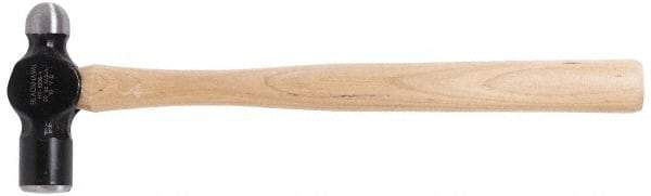 Blackhawk by Proto - 1 Lb Head Forged Steel Ball Pein Hammer - 14" Wood Handle, 14" OAL - Strong Tooling