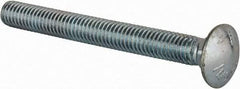 Value Collection - 3/8-16 UNC 3-1/2" Length Under Head, Standard Square Neck, Carriage Bolt - Grade 5 Steel, Zinc-Plated Finish - Strong Tooling