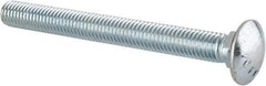 Value Collection - 1/2-13 UNC 5" Length Under Head, Standard Square Neck, Carriage Bolt - Grade 5 Steel, Zinc-Plated Finish - Strong Tooling