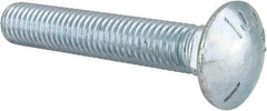 Value Collection - 1/2-13 UNC 3" Length Under Head, Standard Square Neck, Carriage Bolt - Grade 5 Steel, Zinc-Plated Finish - Strong Tooling