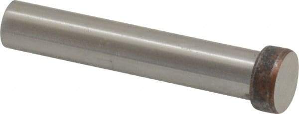 Dayton Lamina - 1/2" Head Diam, 3/8" Shank Diam, Basic Head, A2 Grade Tool Steel, Solid Mold Die Blank & Punch - 3/16" Head Height, 2-1/4" OAL, Blank Punch, Regular (KPB) Series - Strong Tooling