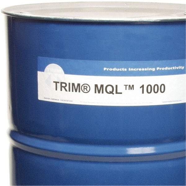 Master Fluid Solutions - Trim MQL 1000, 54 Gal Drum Cutting Fluid - Straight Oil, For Drilling, Milling, Reaming, Sawing, Tapping - Strong Tooling