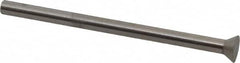 Dayton Lamina - 0.225" Head Diam, 1/8" Shank Diam, Quill Head, High Speed Steel Solid Mold Die Blank & Punch - 60° Head Angle, 0.0875" Head Height, 2" OAL, Blank Punch, KWX Series - Strong Tooling